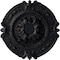Ekena Millwork Southampton Ceiling Medallion (Fits Canopies up to 2 3/4"), 16 3/8"OD x 1 3/4"P, Steel Gray CM17SOSGS - alternate 1